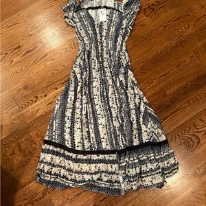 Long Tall Sally Black and White Maxi Dress
